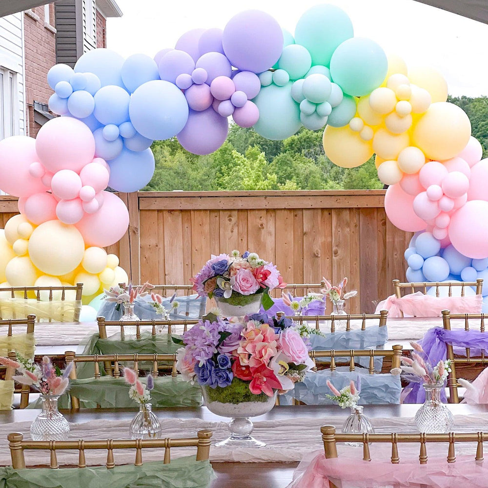 
                      
                        Rainbow Balloon Arch | Vibrant Decor for Colorful Celebrations - My Blush Peony
                      
                    