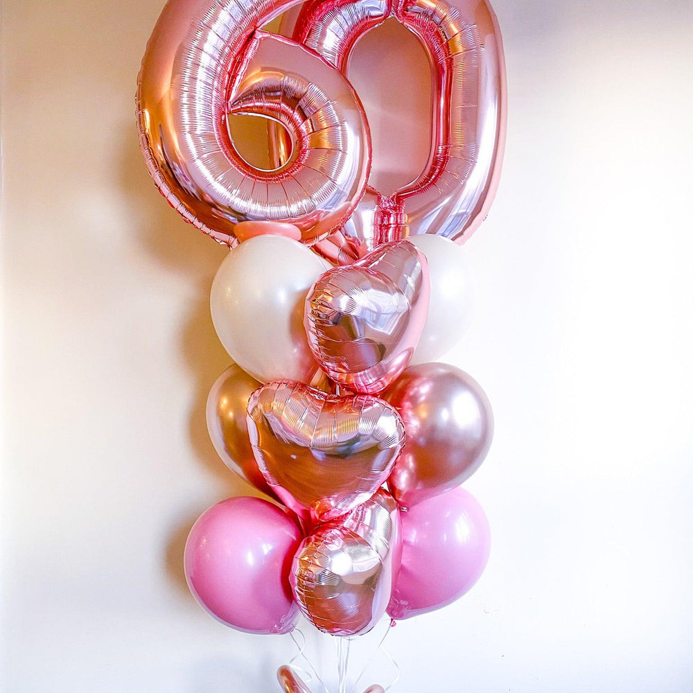 
                      
                        Classic Birthday Balloon Bunch - Personalizable & Colorful Balloons - My Blush Peony
                      
                    