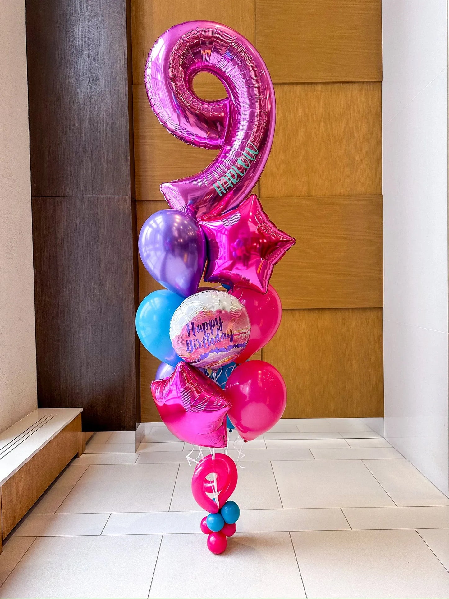 Classic Balloon Bunch - Customizable Birthday Decoration - My Blush Peony