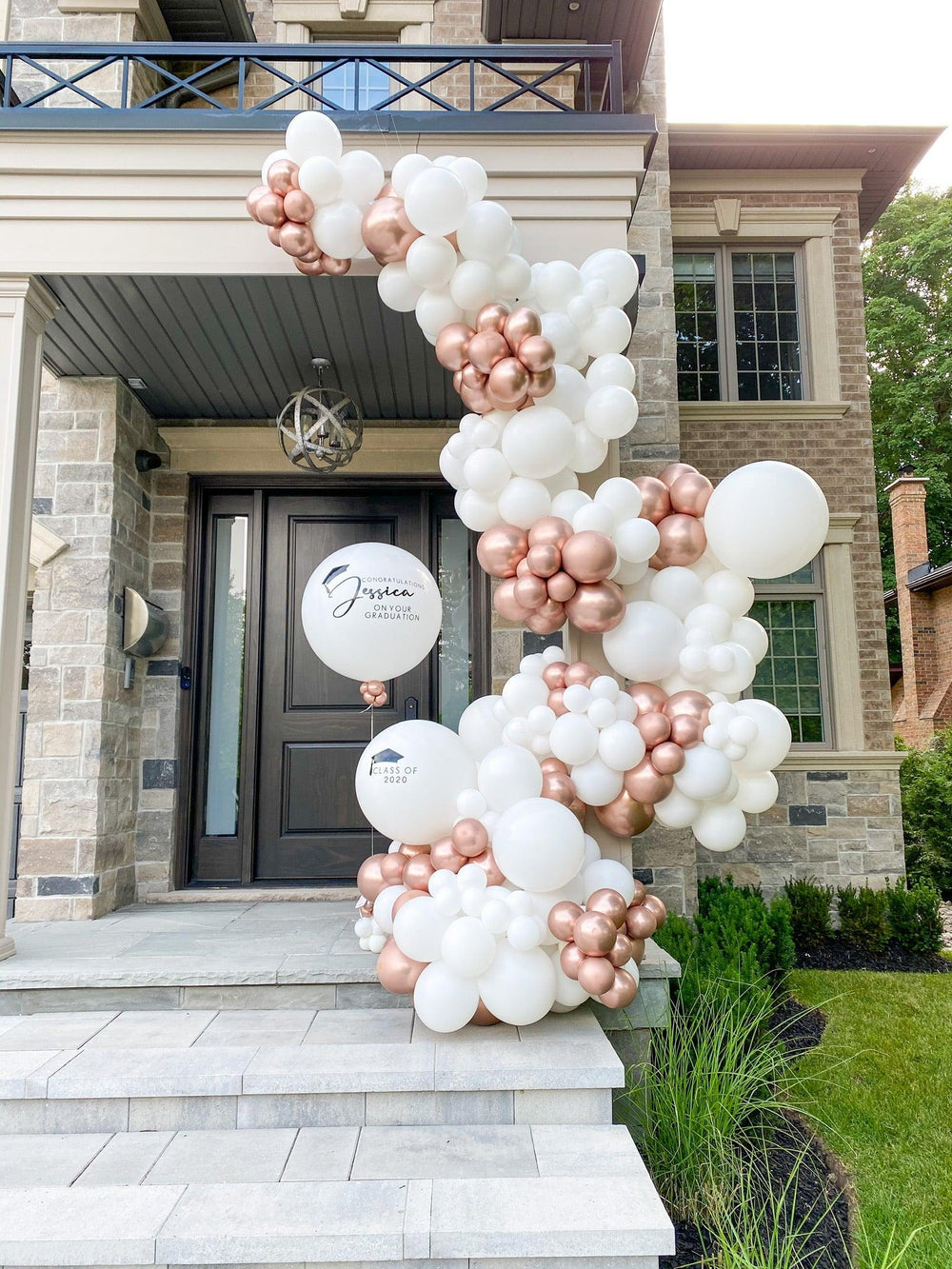 Balloon Garland Party Decorations - Entrance Decor for Graduation Events - My Blush Peony