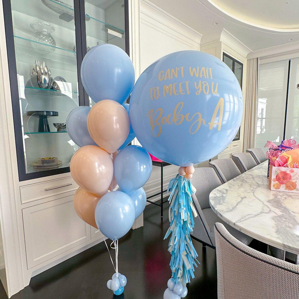 Custom Jumbo & Bunch Balloons - Standard - My Blush Peony