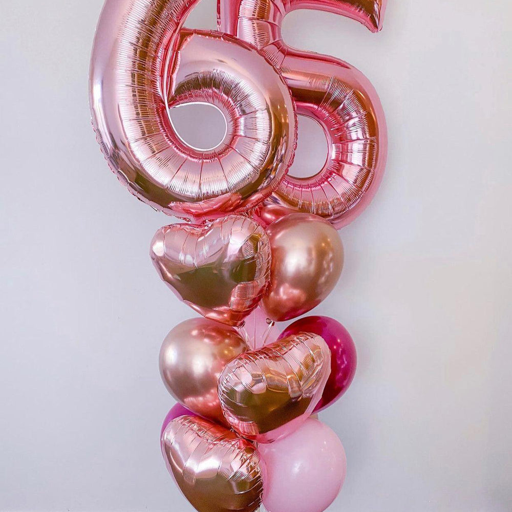 
                      
                        Classic Birthday Balloon Bunch - Personalizable & Colorful Balloons - My Blush Peony
                      
                    