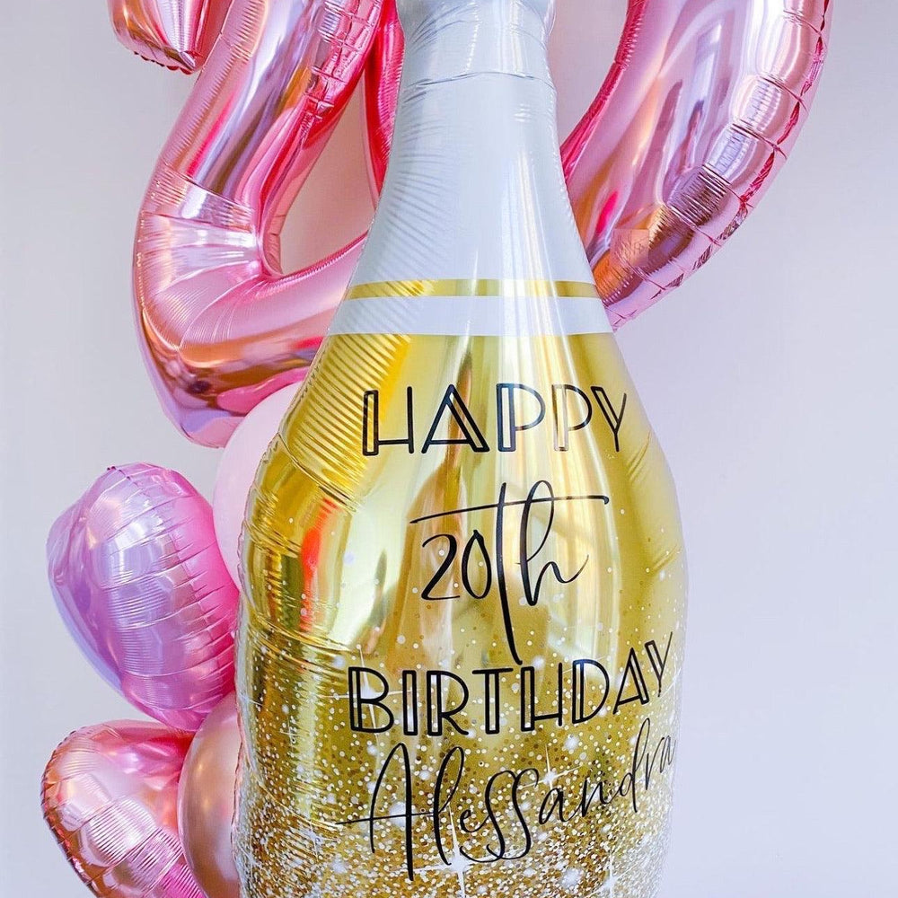 
                      
                        Classic Birthday Balloon Bunch - Celebration Bottle for Parties - My Blush Peony
                      
                    