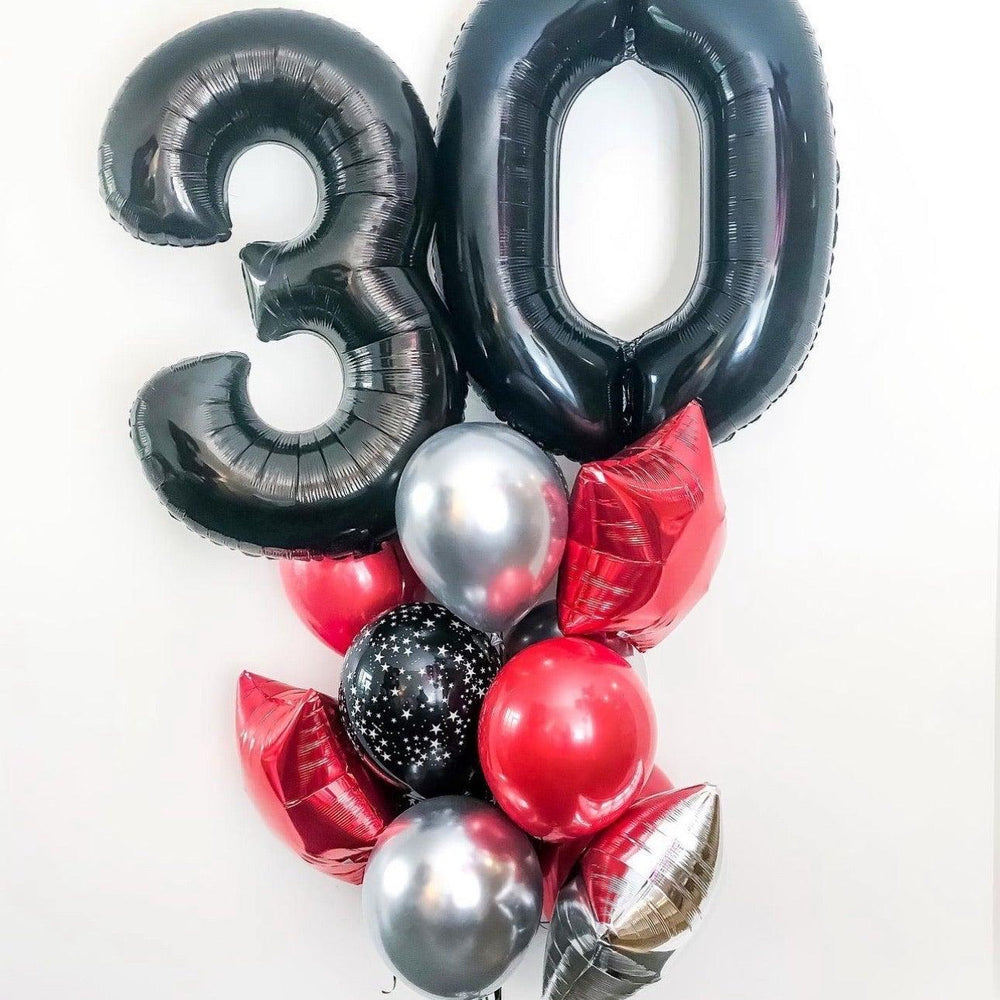 
                      
                        Classic Birthday Balloon Bunch - Personalizable & Colorful Balloons - My Blush Peony
                      
                    