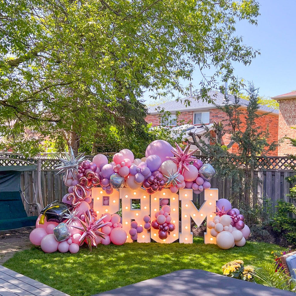 
                      
                        Graduation Party Balloon Garland - Stunning Prom Decorations - My Blush Peony
                      
                    