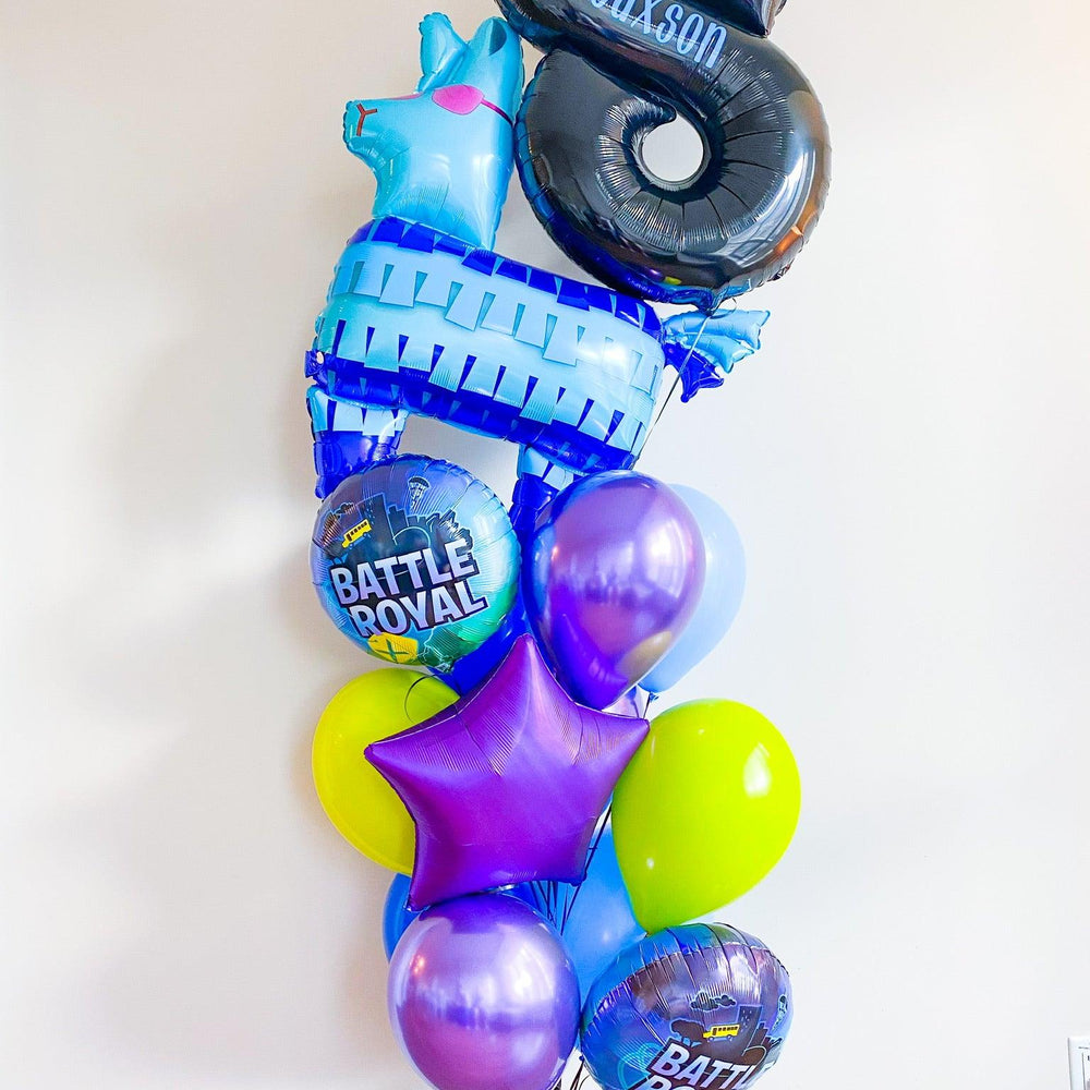 Personalized Sports and Gaming Balloon Bunch for Toronto Events - My Blush Peony