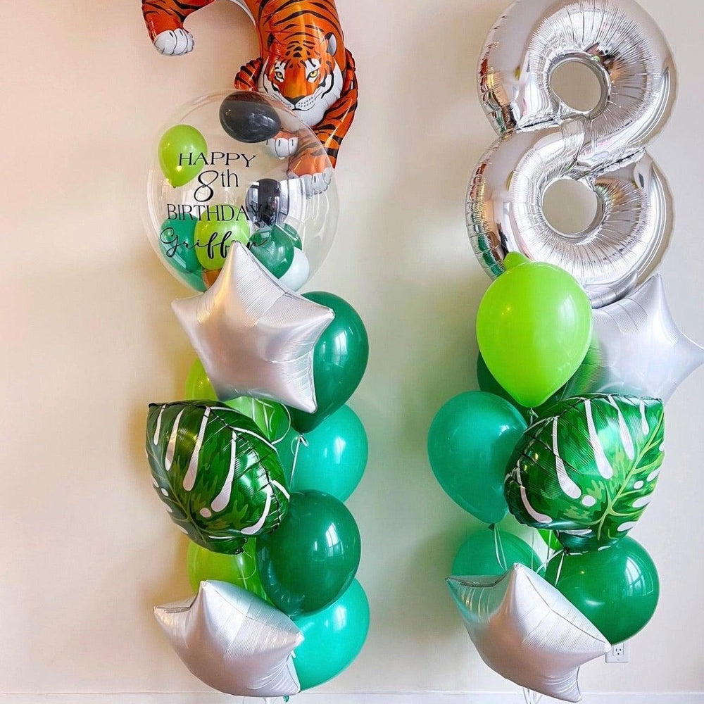 Bubble Bunch Set Tiger - Fun Jungle Balloon Decor for Toronto - My Blush Peony