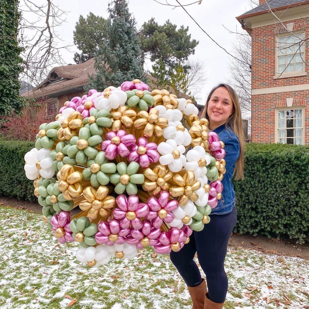 Custom Large Flower Balloon Bouquet - Perfect for Any Occasion - My Blush Peony