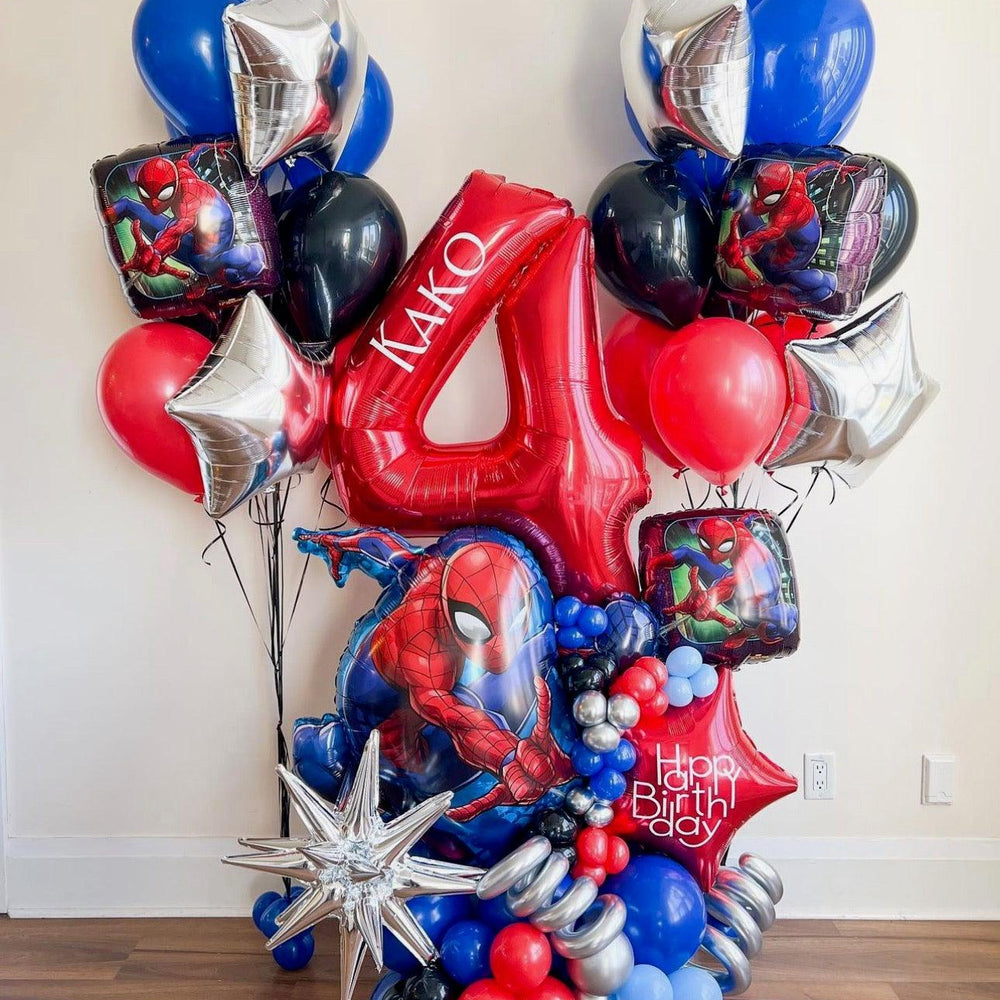 Spiderman Maxi Bouquet - Create Your Own Heroic Arrangement in Toronto - My Blush Peony