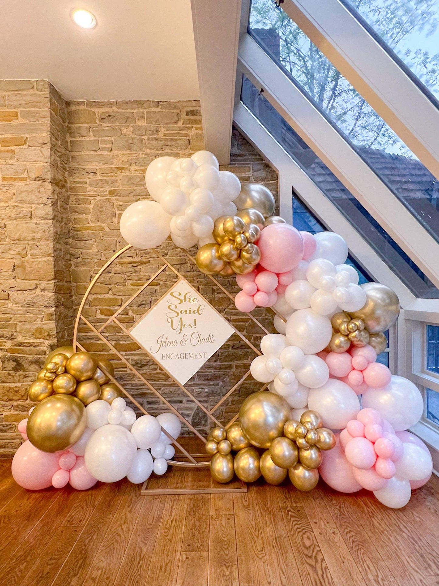 Customizable Balloon Arch Decoration - My Blush Peony