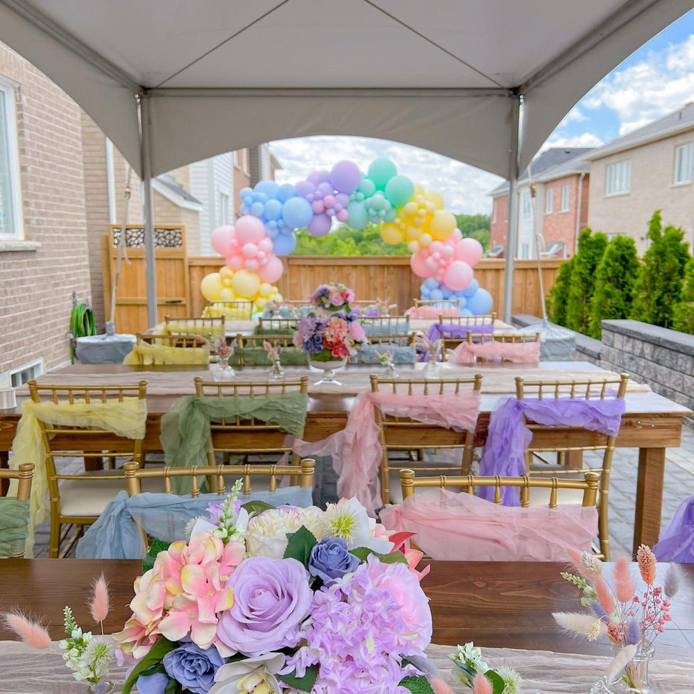 
                      
                        Rainbow Balloon Arch | Vibrant Decor for Colorful Celebrations - My Blush Peony
                      
                    