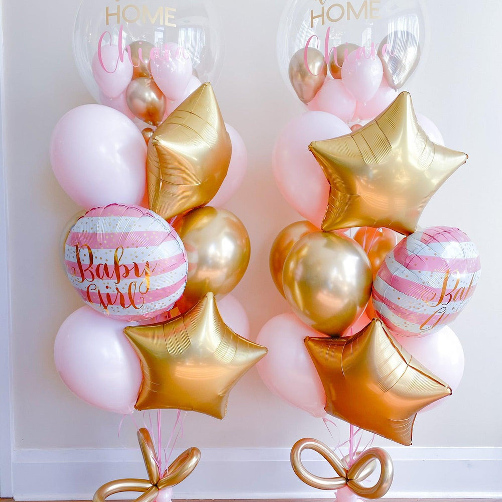 Bubble Baby Personalized Arrangement - Vibrant Colors for Toronto Events - My Blush Peony