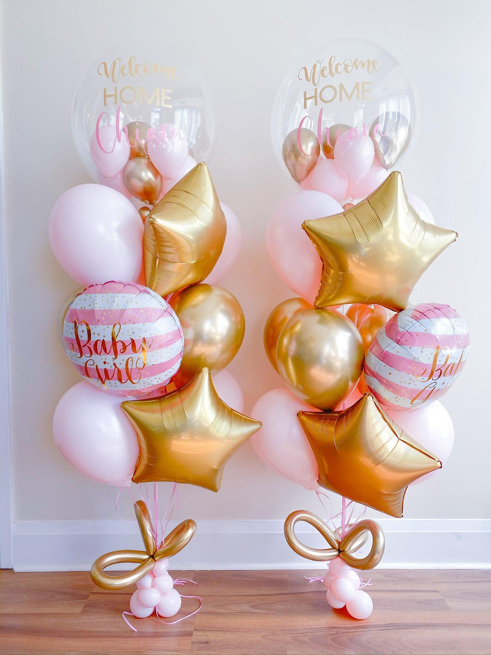 Bubble Baby Personalized Arrangement - Vibrant Colors for Toronto Events - My Blush Peony