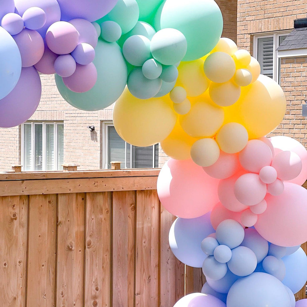 
                      
                        Rainbow Balloon Arch | Vibrant Decor for Colorful Celebrations - My Blush Peony
                      
                    