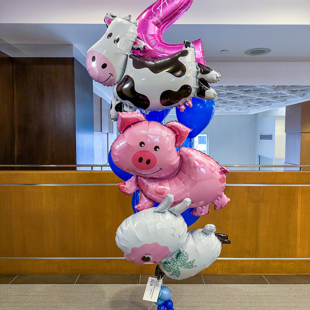 Custom Farm Bunch - Unique Balloon Decor for Toronto Events