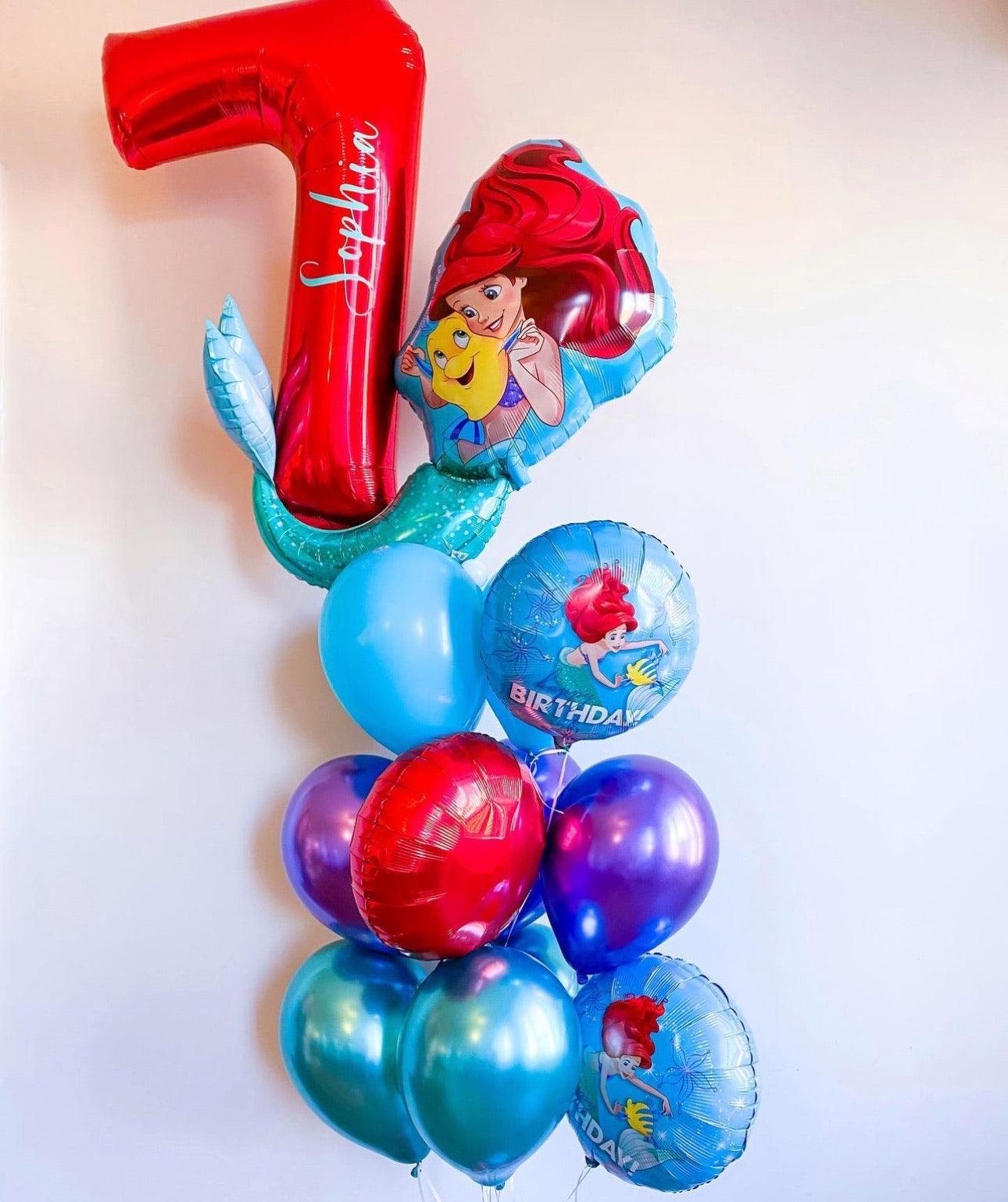 Disney Little Mermaid Ariel - Customizable Balloons for Any Princess - My Blush Peony