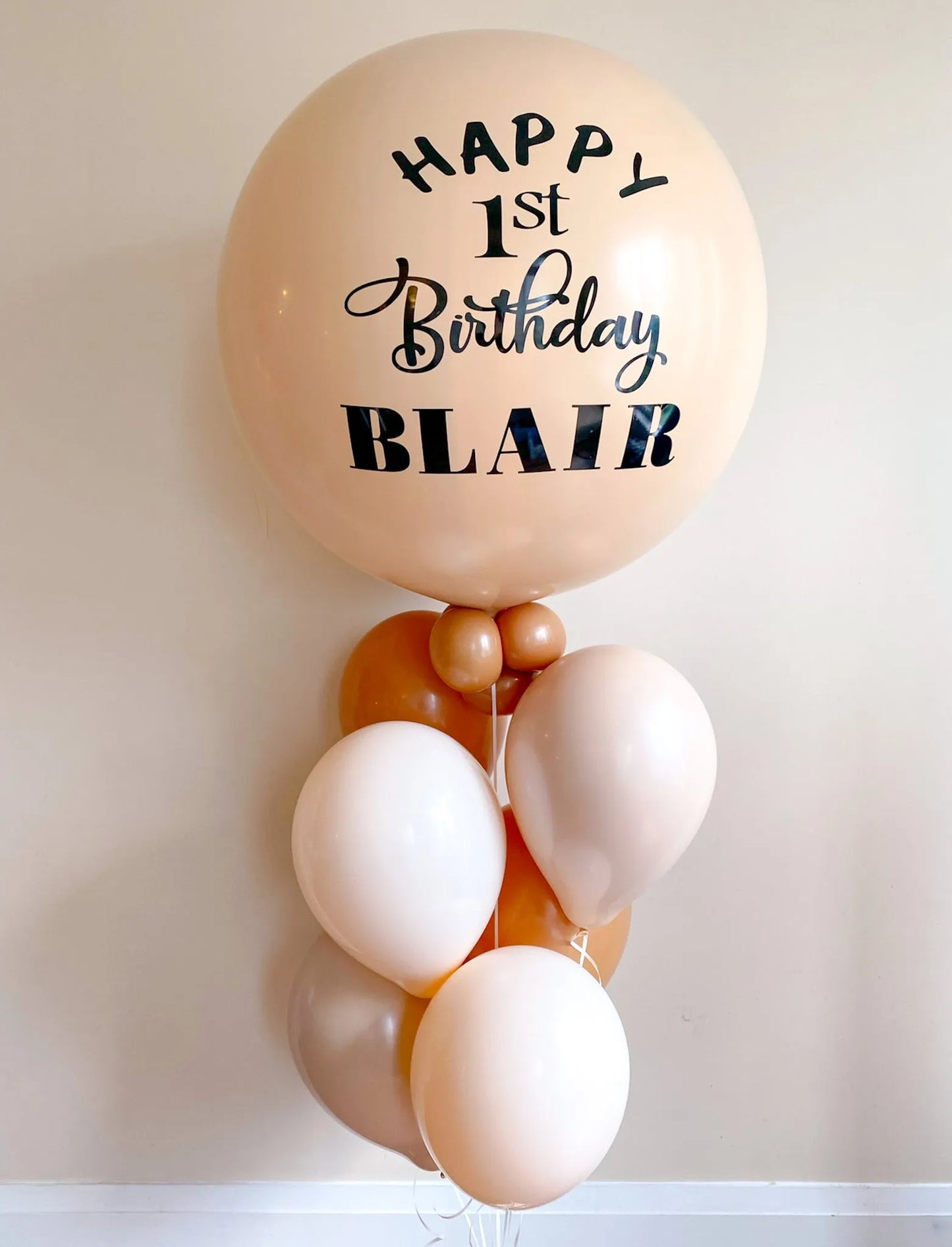 Custom Jumbo Balloon Bouquet - Versatile Event Decor - My Blush Peony