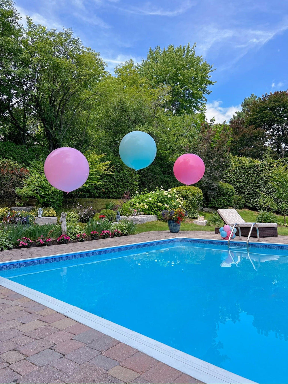 All Latex Helium Pool Balloons - Customizable Decor for Any Occasion in Toronto - My Blush Peony