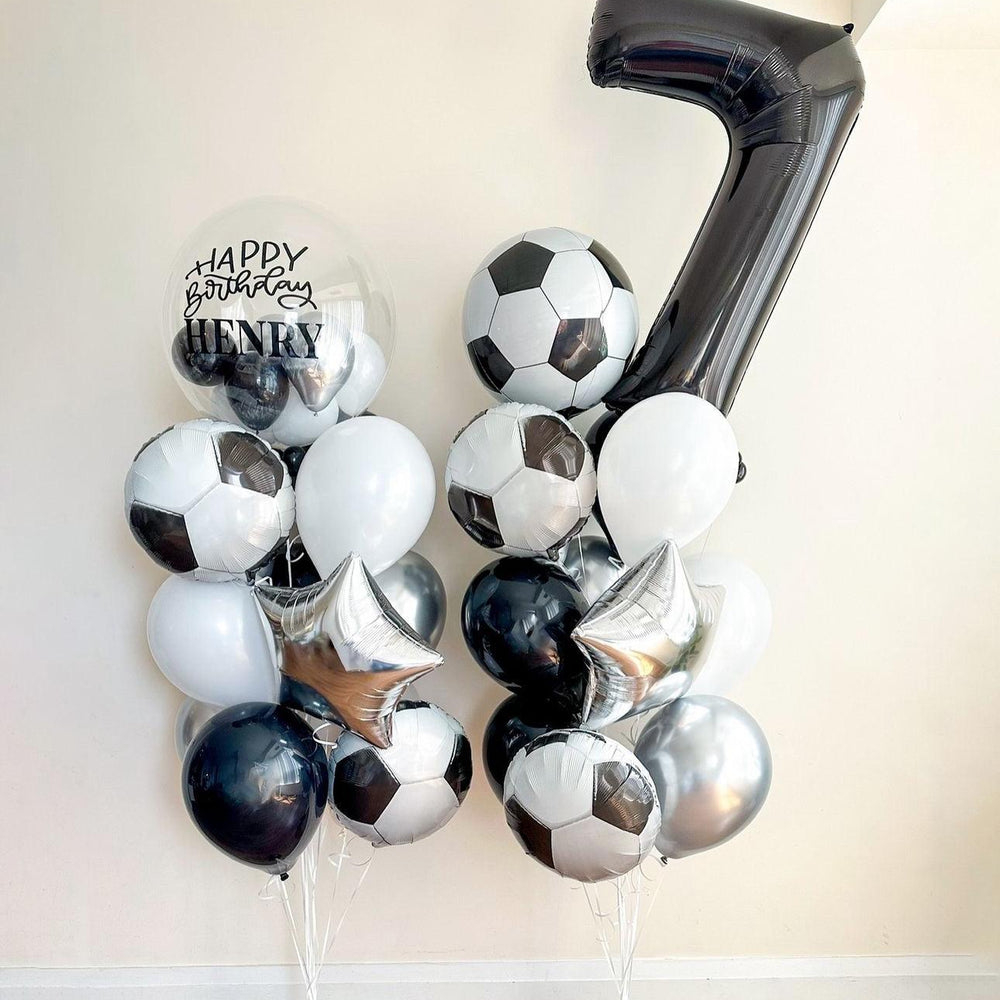 Bubble Bunch Set Soccer - Fun Balloon Decor for Sports Events in Toronto - My Blush Peony