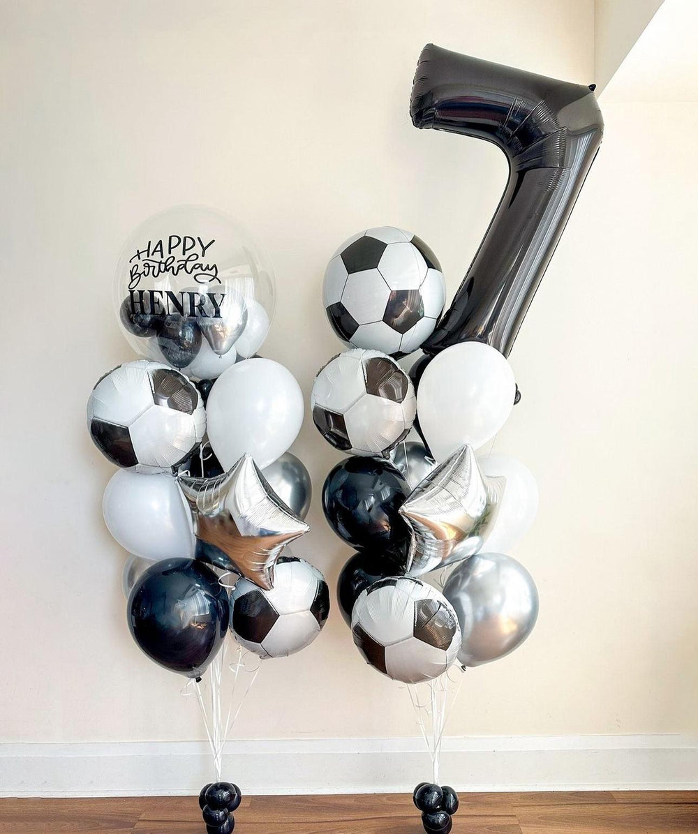 Bubble Bunch Set Soccer - Fun Balloon Decor for Sports Events in Toronto - My Blush Peony