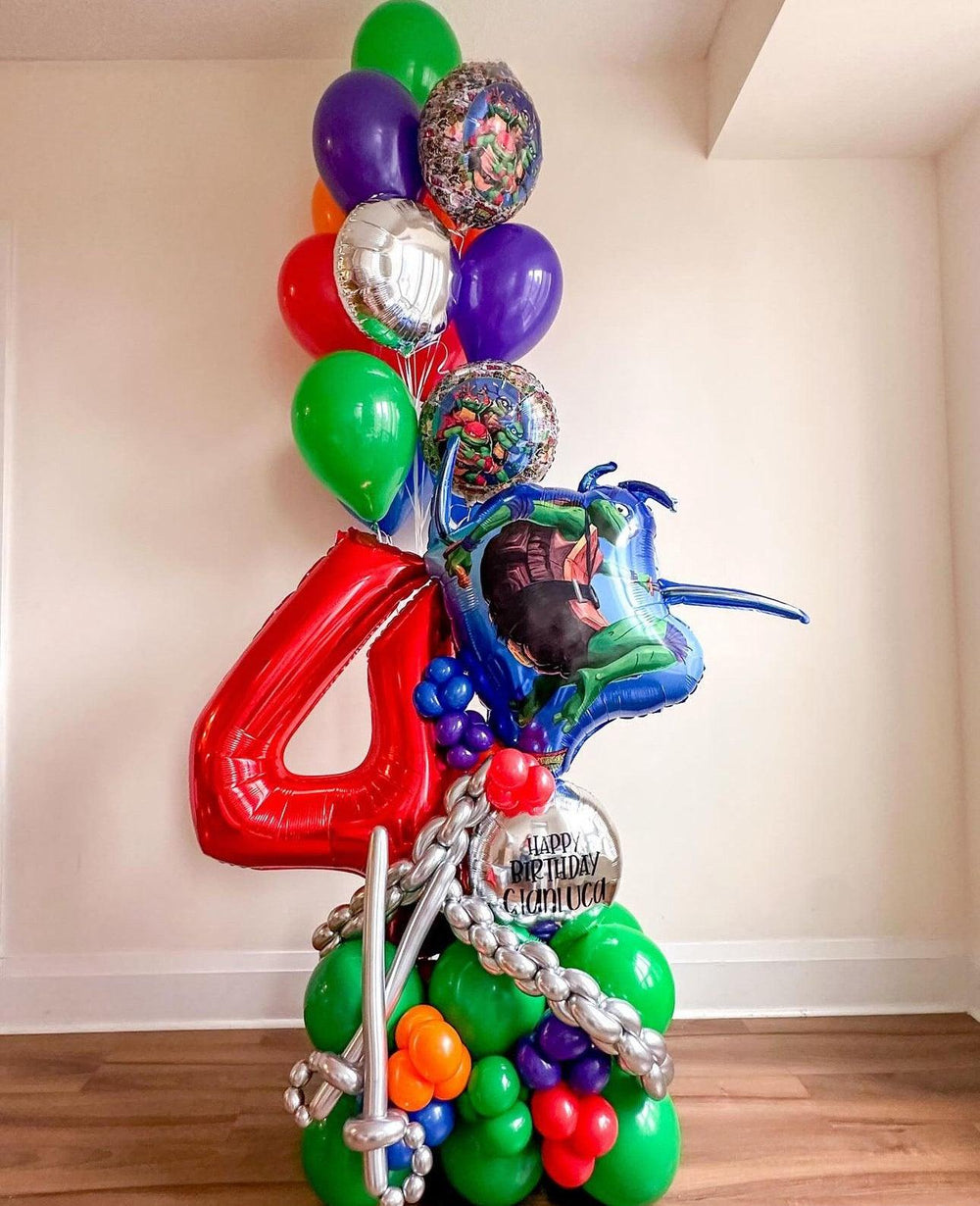 Mutant Ninja Turtles Maxi Bouquet - Customizable Balloon Decor - My Blush Peony