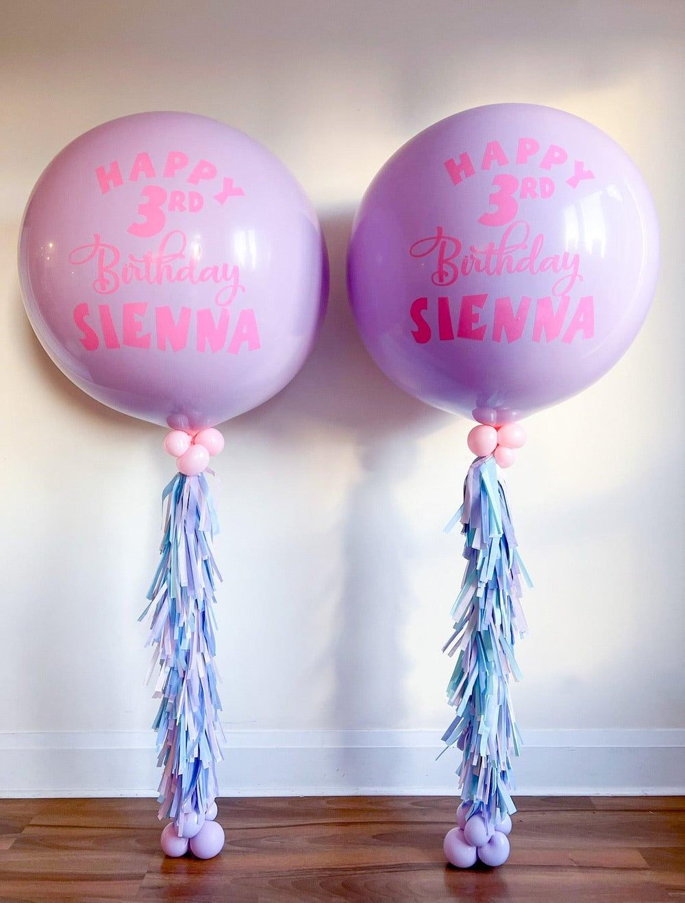 Jumbo Non-Personalized Balloons with Tassel - Elegant Decor - My Blush Peony