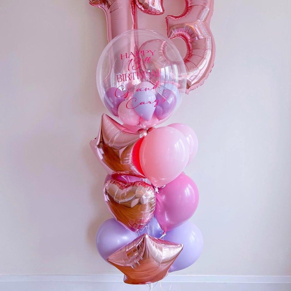 
                      
                        Personalized Deluxe Number Bubble Balloon Bouquet - Star Design - My Blush Peony
                      
                    